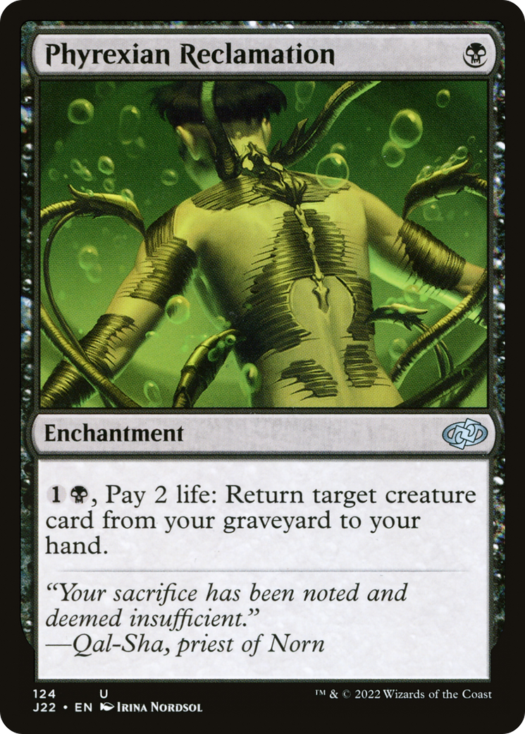{C} Phyrexian Reclamation [Jumpstart 2022][J22 124]