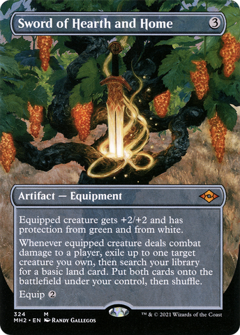 {R} Sword of Hearth and Home (Borderless Alternate Art) [Modern Horizons 2][MH2 324]