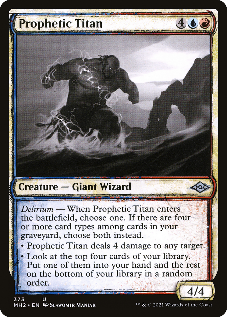 {C} Prophetic Titan (Showcase): (Showcase) [Modern Horizons 2] [MH2 373]