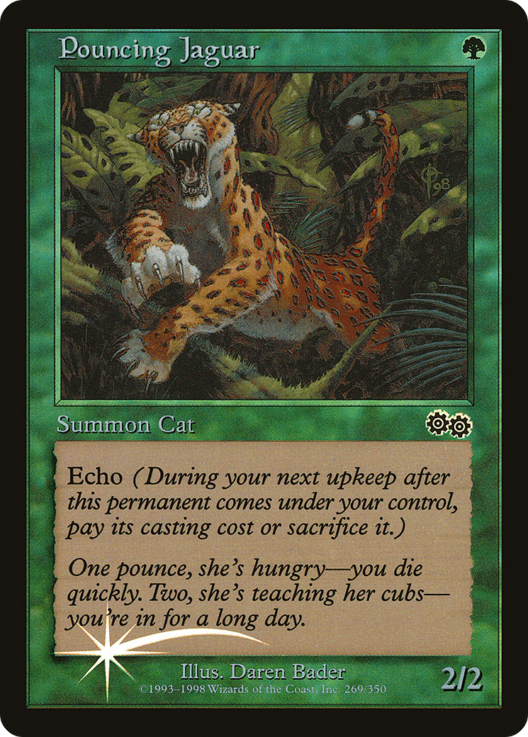 {R} Pouncing Jaguar [Arena League 1999][PA AL99 002] - Misty Mountain Games