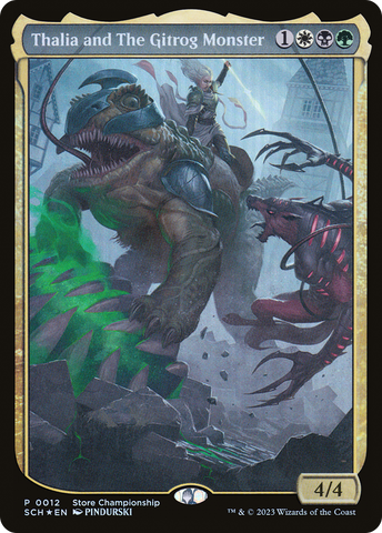 {R} Thalia and The Gitrog Monster [Store Championships 2023][PA SCH 012]