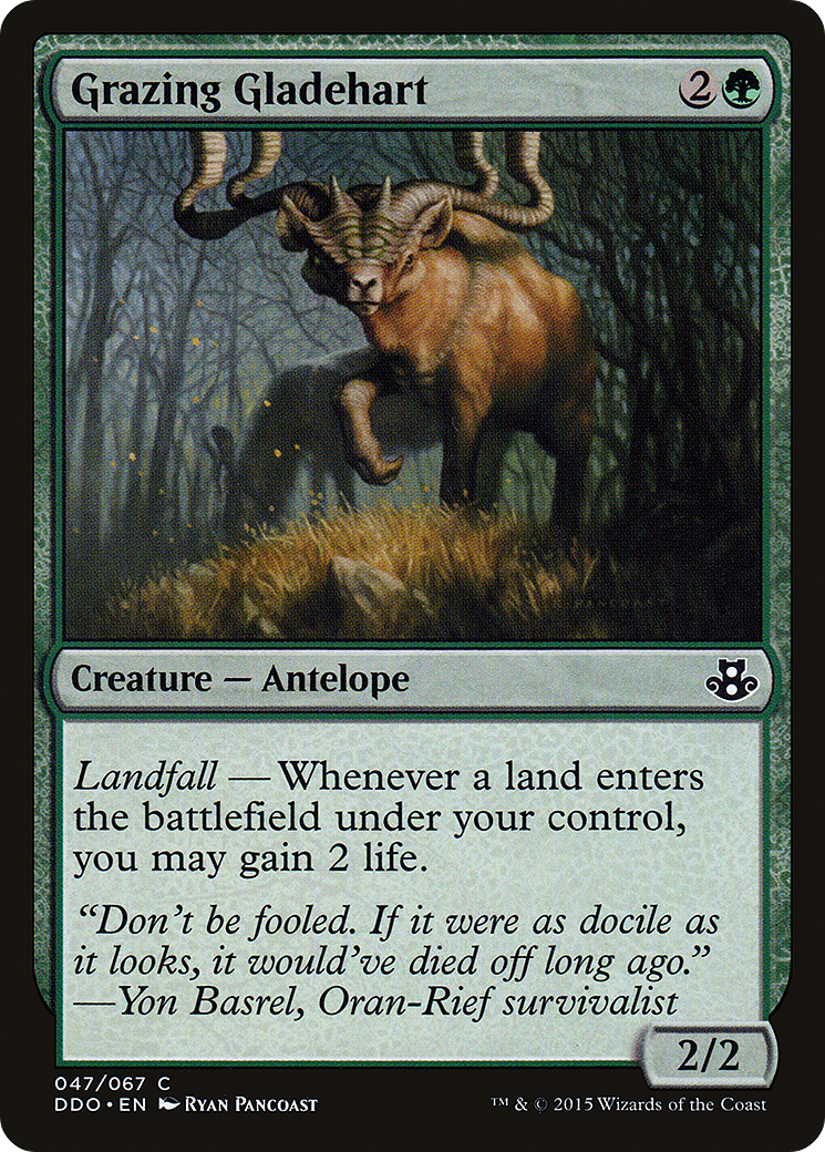 {C} Grazing Gladehart [Duel Decks: Elspeth vs. Kiora][DDO 047]