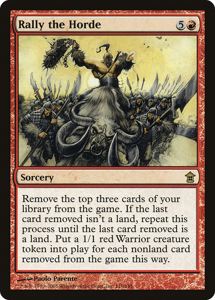 {R} Rally the Horde [Saviors of Kamigawa][SOK 110]