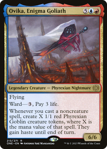 {R} Ovika, Enigma Goliath [Phyrexia: All Will Be One][ONE 213]