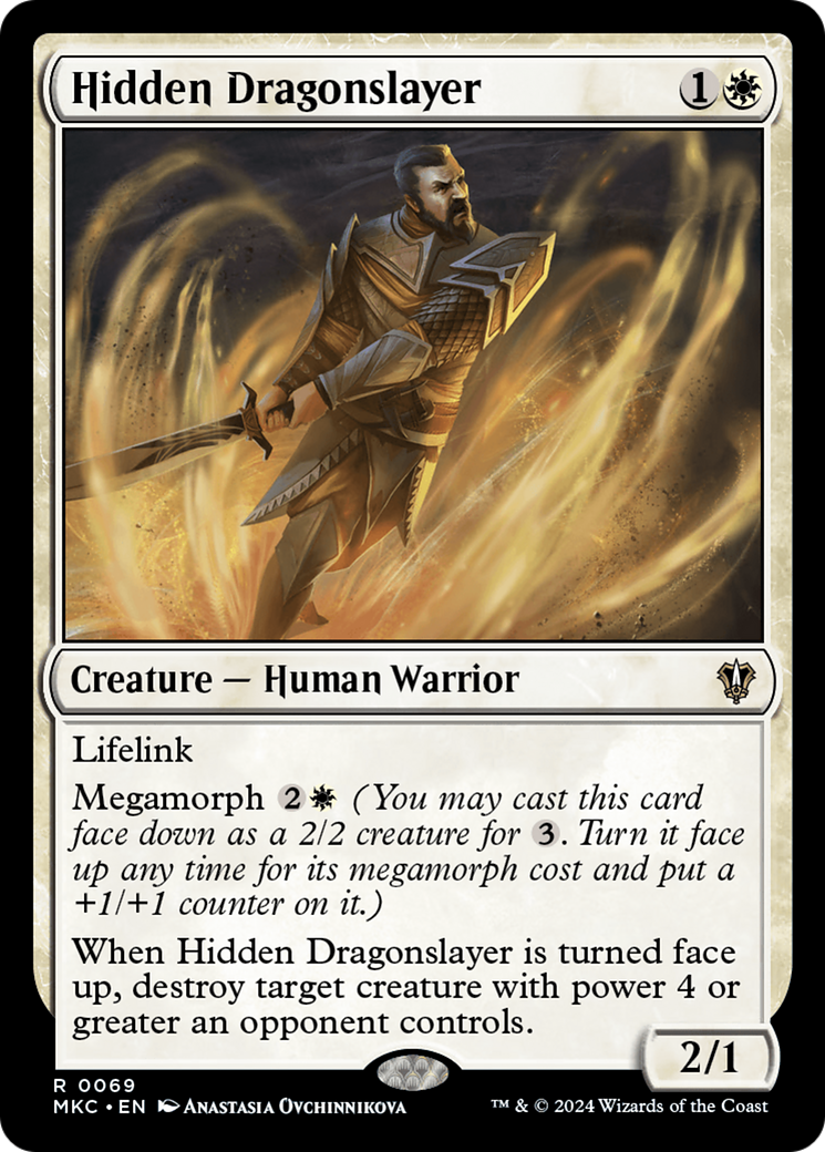 {R} Hidden Dragonslayer [Murders at Karlov Manor Commander][MKC 069]