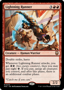 {R} Lightning Runner (Ripple Foil) [Modern Horizons 3 Commander][RPF M3C 215]
