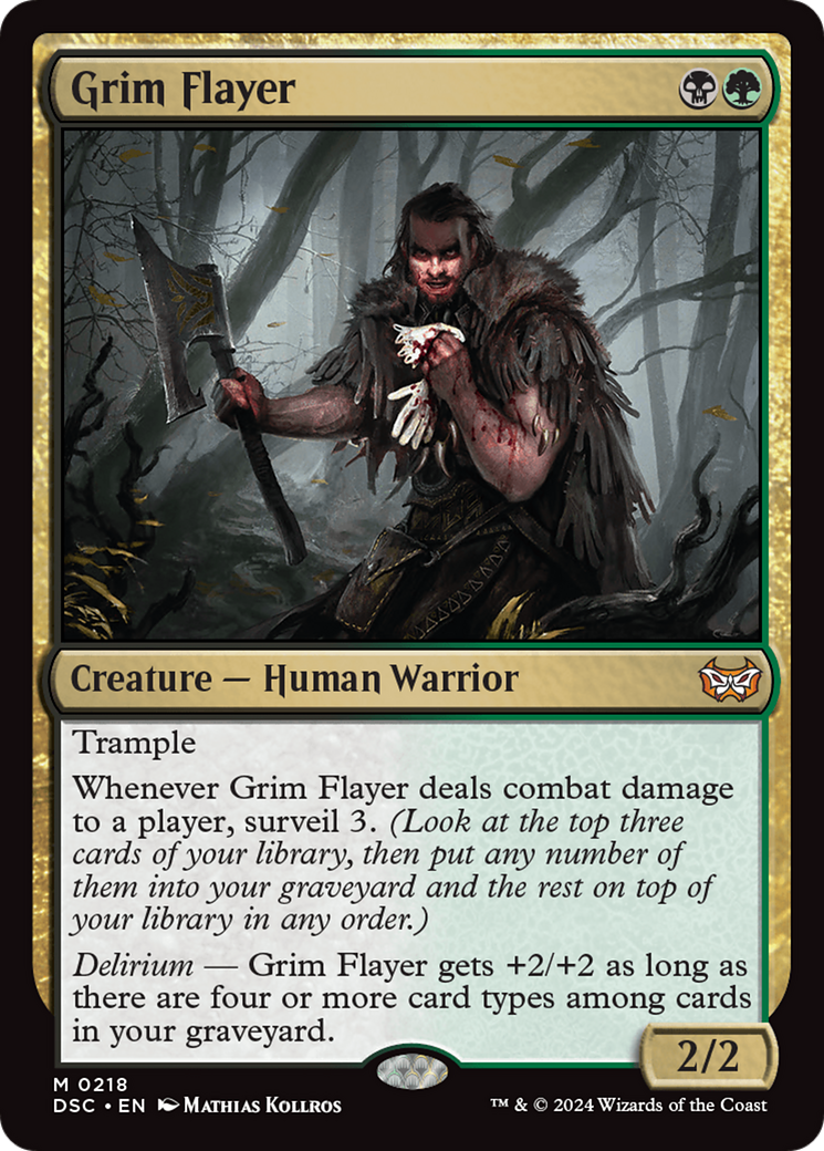 {R} Grim Flayer [Duskmourn: House of Horror Commander][DSC 218]