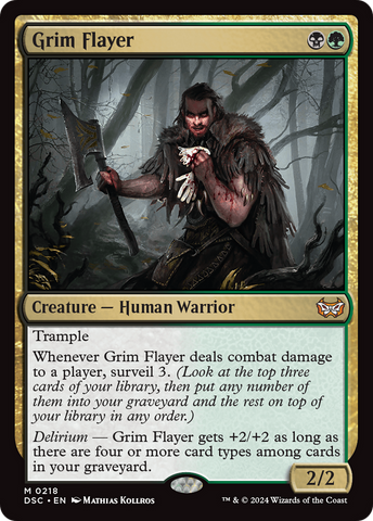 {R} Grim Flayer [Duskmourn: House of Horror Commander][DSC 218]