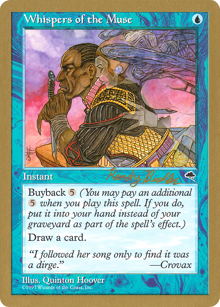 {C} Whispers of the Muse (Randy Buehler) [World Championship Decks 1998][GB WC98 RB103]