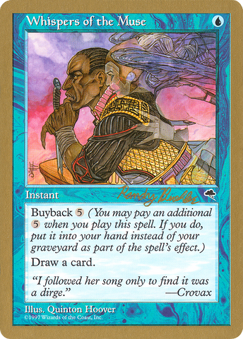 {C} Whispers of the Muse (Randy Buehler) [World Championship Decks 1998][GB WC98 RB103]