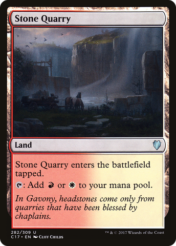 {C} Stone Quarry [Commander 2017][C17 282]