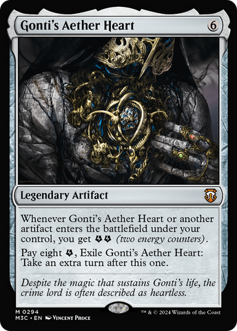 {R} Gonti's Aether Heart [Modern Horizons 3 Commander][M3C 294]