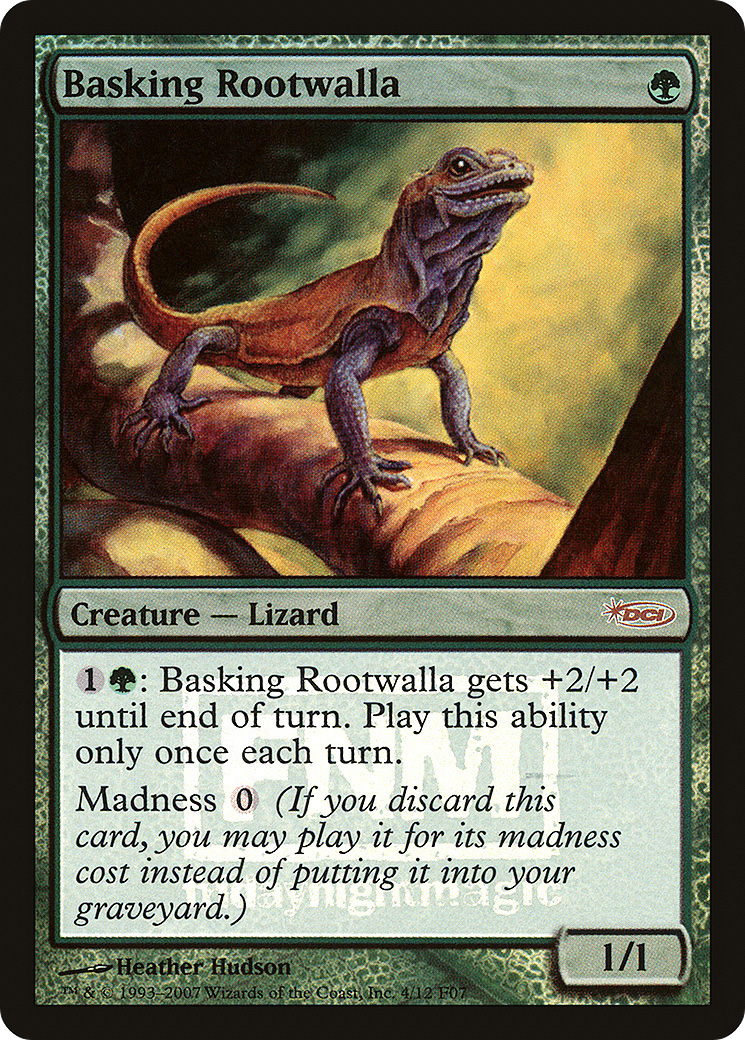 {R} Basking Rootwalla [Friday Night Magic 2007][PA F07 004]