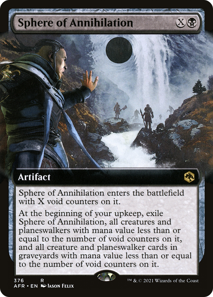 {R} Sphere of Annihilation (Extended Art) [Dungeons & Dragons: Adventures in the Forgotten Realms][AFR 376]