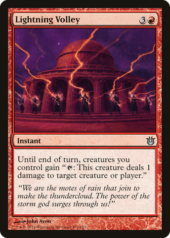 {C} Lightning Volley [Born of the Gods][BNG 101]