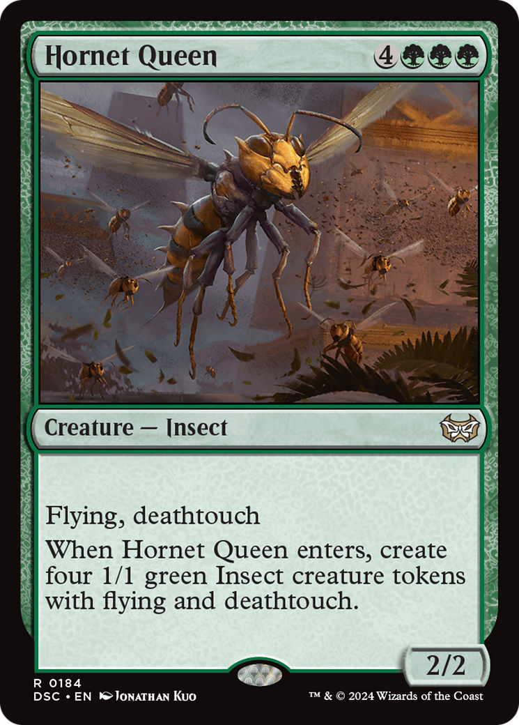 {R} Hornet Queen [Duskmourn: House of Horror Commander][DSC 184]