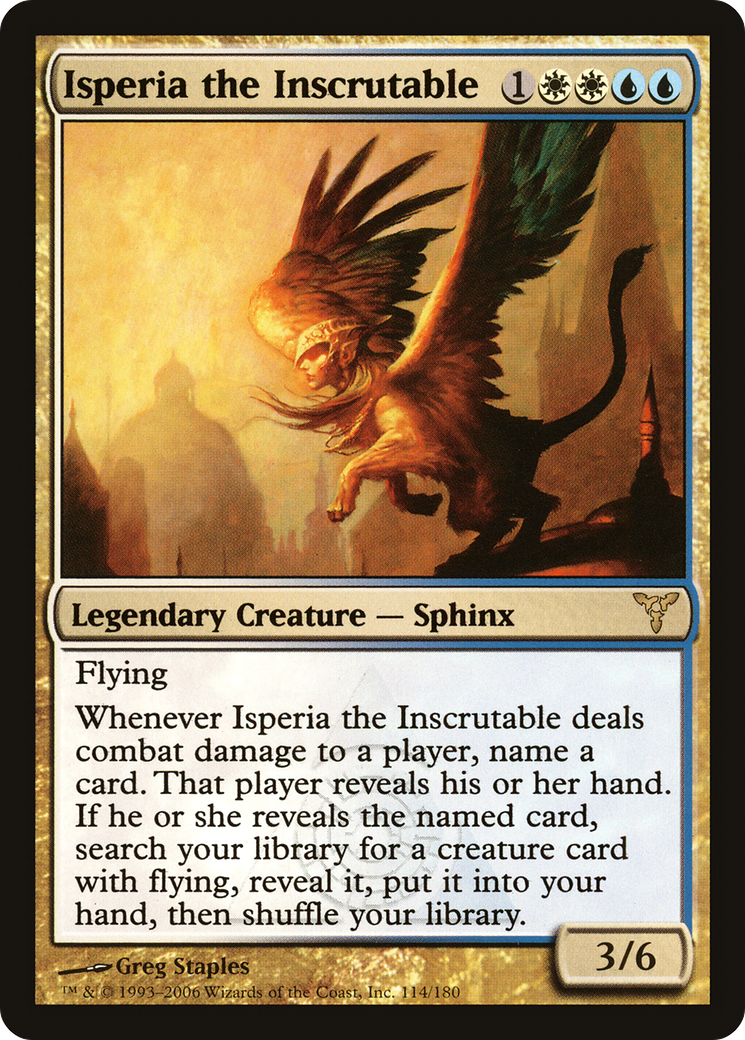 {R} Isperia the Inscrutable [Dissension][DIS 114]