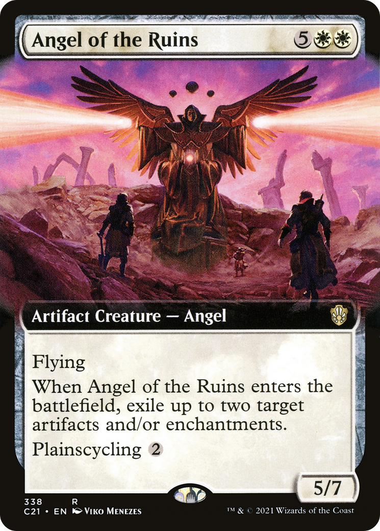 {R} Angel of the Ruins (Extended Art) [Commander 2021][C21 338]