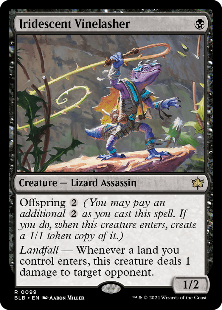 {@R} Iridescent Vinelasher [Bloomburrow][BLB 099]