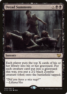 {R} Dread Summons [Commander 2015][C15 020]