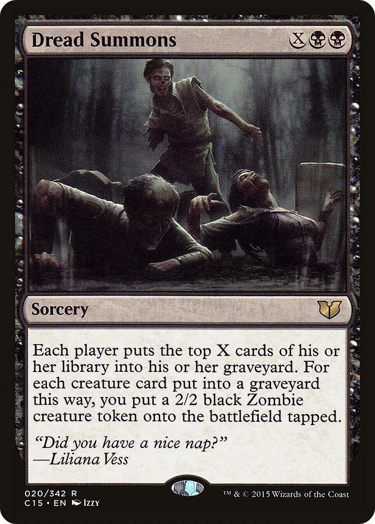 {R} Dread Summons [Commander 2015][C15 020]
