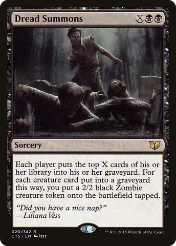 {R} Dread Summons [Commander 2015][C15 020]