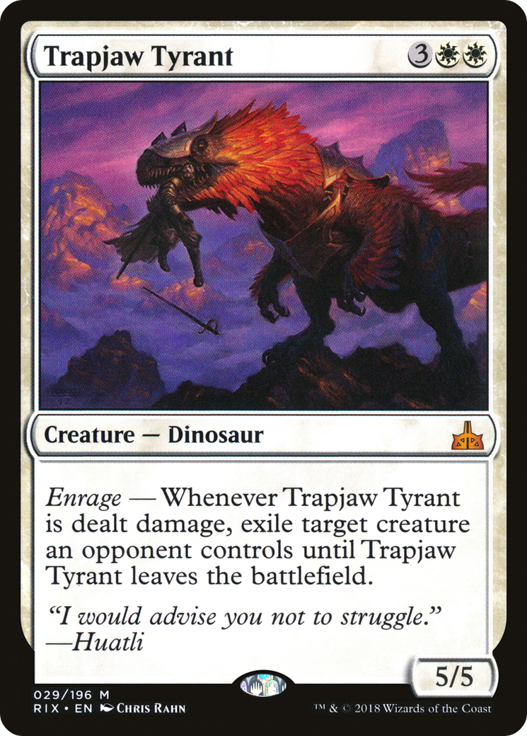 {R} Trapjaw Tyrant [Rivals of Ixalan][RIX 029] - Misty Mountain Games