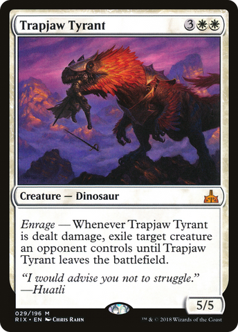 {R} Trapjaw Tyrant [Rivals of Ixalan][RIX 029]