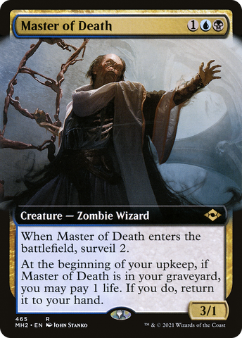 {R} Master of Death (Extended Art) [Modern Horizons 2][MH2 465]