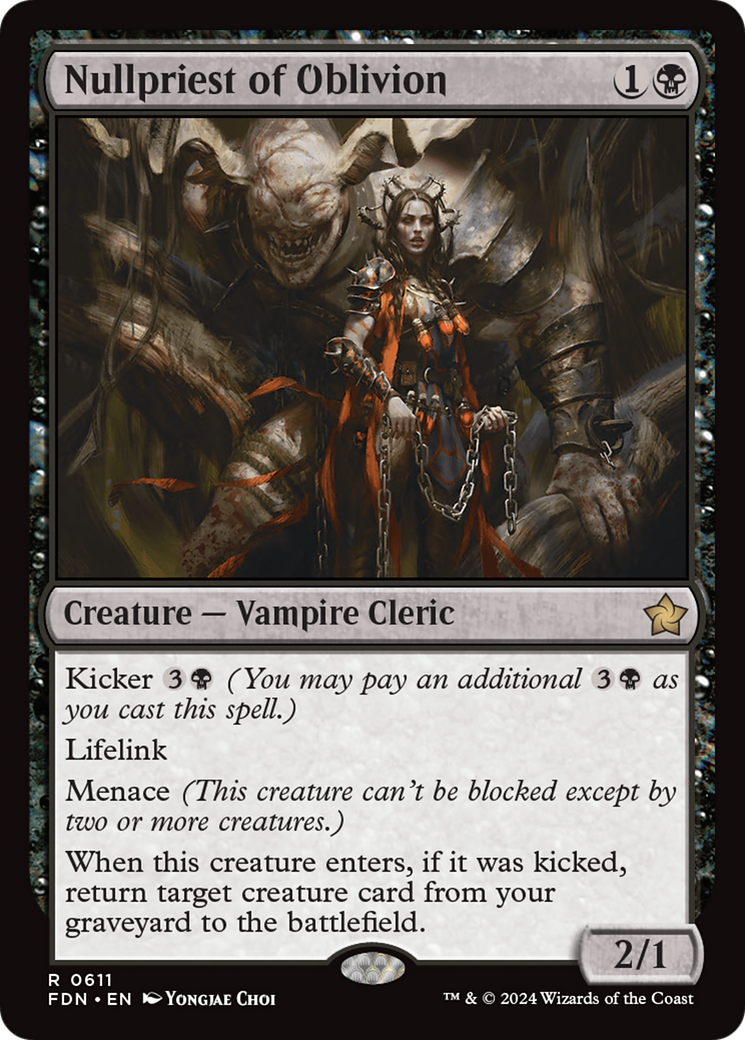 {@R} Nullpriest of Oblivion [Foundations][FDN 611]