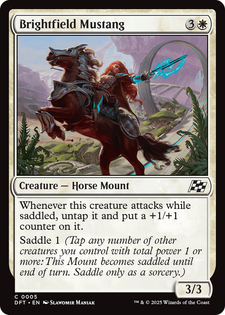 {@C} Brightfield Mustang [Aetherdrift][DFT 005]