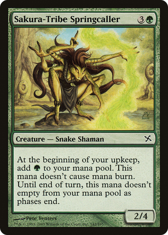 {C} Sakura-Tribe Springcaller [Betrayers of Kamigawa][BOK 142]