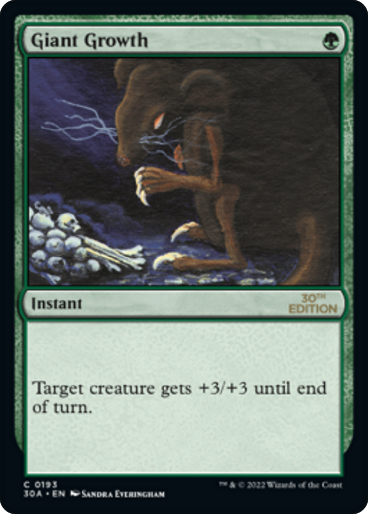 {C} Giant Growth [30th Anniversary Edition][30A 193]