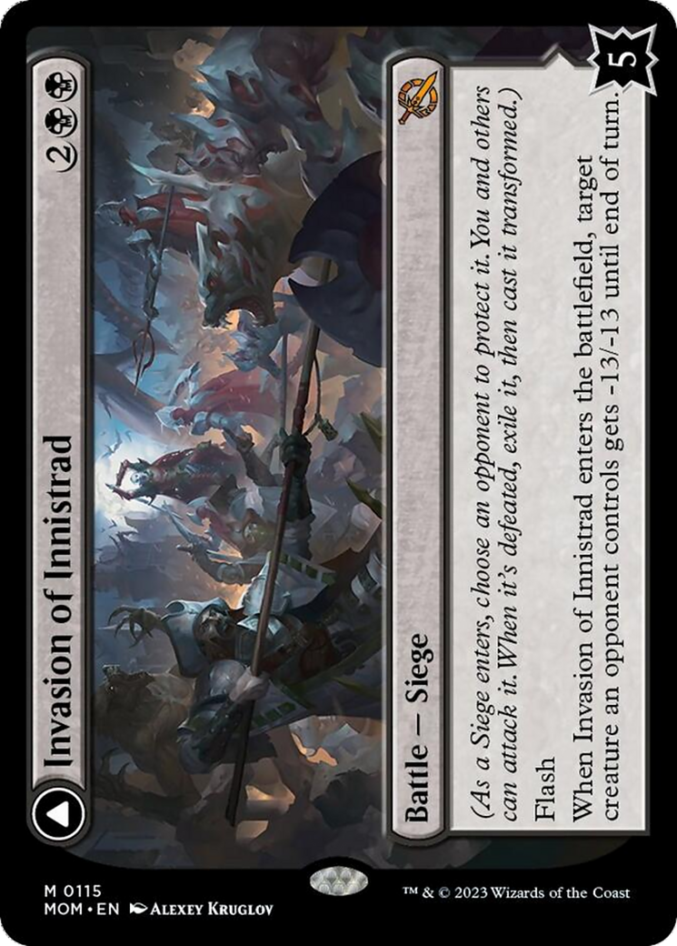 {R} Invasion of Innistrad // Deluge of the Dead [March of the Machine][MOM 115]