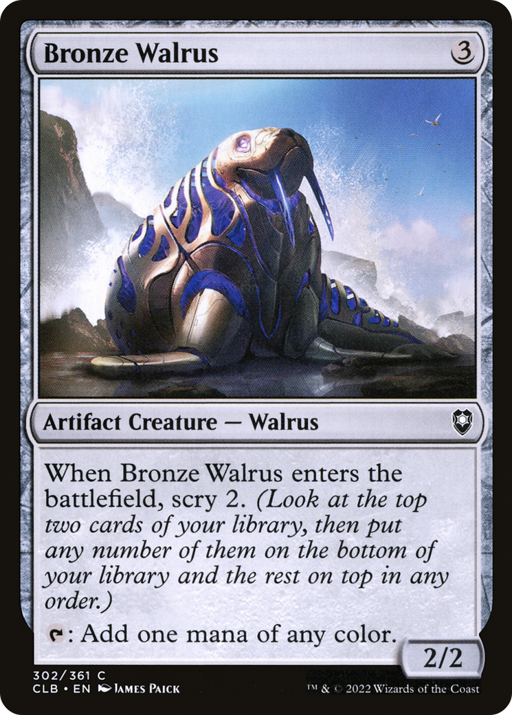 {C} Bronze Walrus [Commander Legends: Battle for Baldur's Gate][CLB 302]