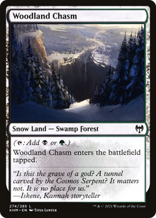 {C} Woodland Chasm [Kaldheim][KHM 274]