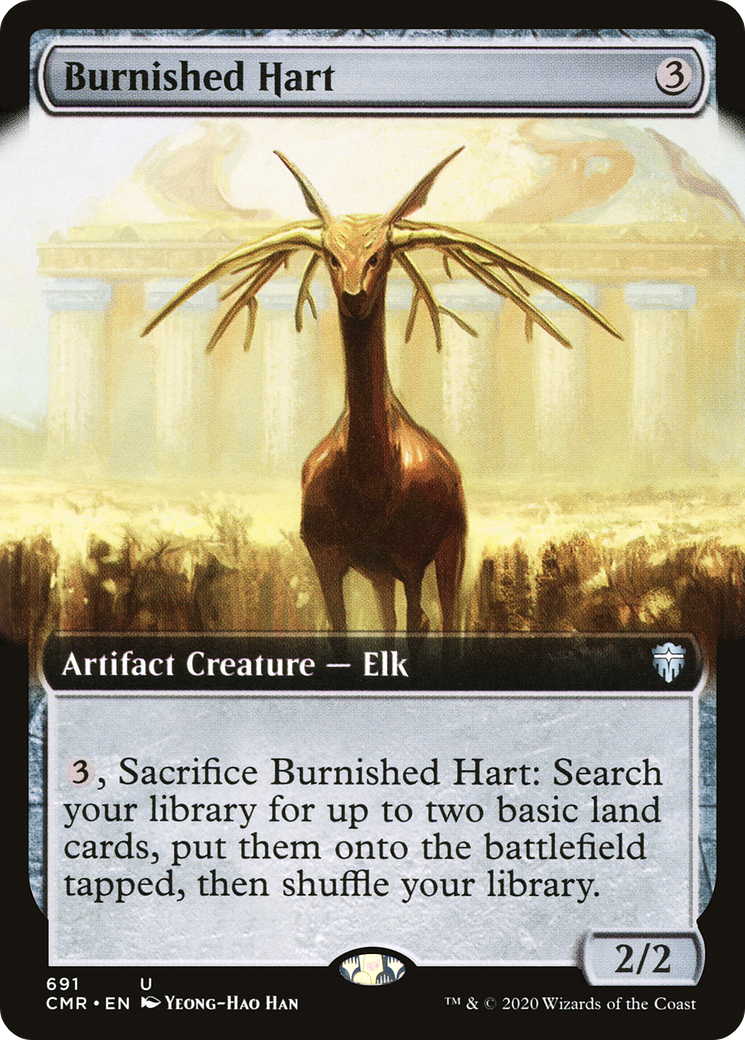 {C} Burnished Hart (Extended Art) [Commander Legends][CMR 691]