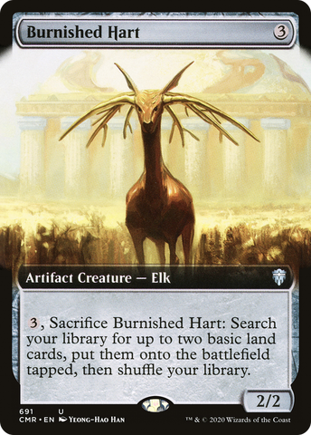 {C} Burnished Hart (Extended Art) [Commander Legends][CMR 691]