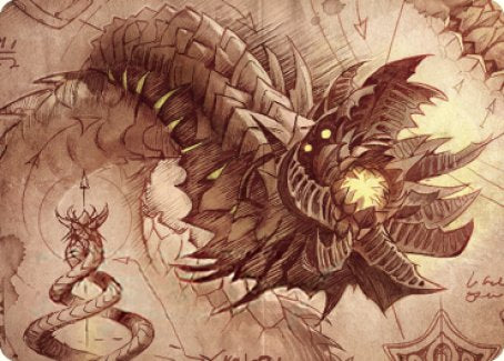 {A} Wurmcoil Engine Art Card [The Brothers' War Art Series][ABRO 081]