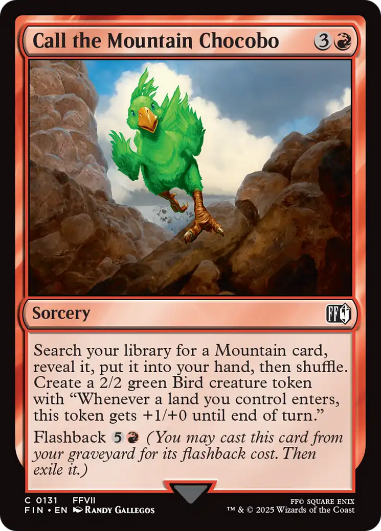 {@@FIN C} Call the Mountain Chocobo [FINAL FANTASY][FIN 131]