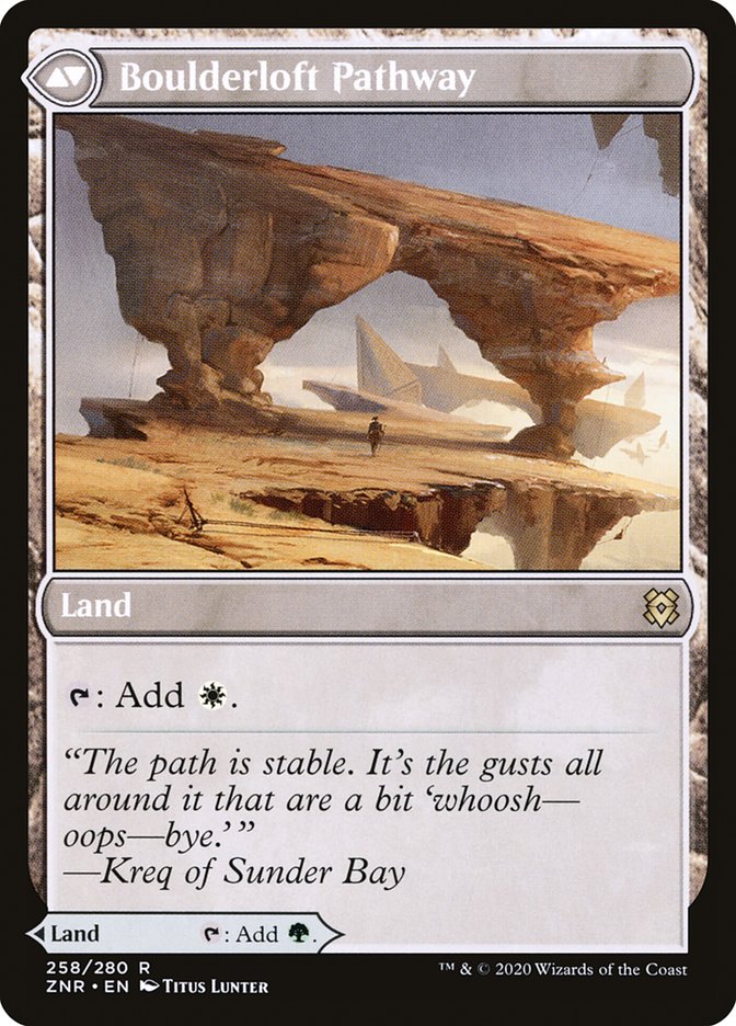 {R} Branchloft Pathway // Boulderloft Pathway [Zendikar Rising][ZNR 258]