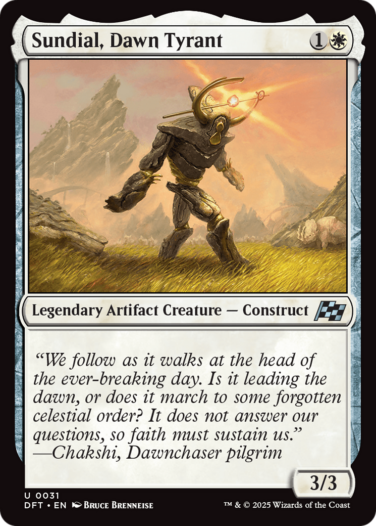 {@C} Sundial, Dawn Tyrant [Aetherdrift][DFT 031]