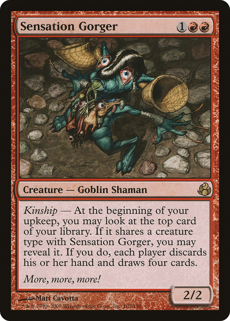 {R} Sensation Gorger [Morningtide][MOR 102]
