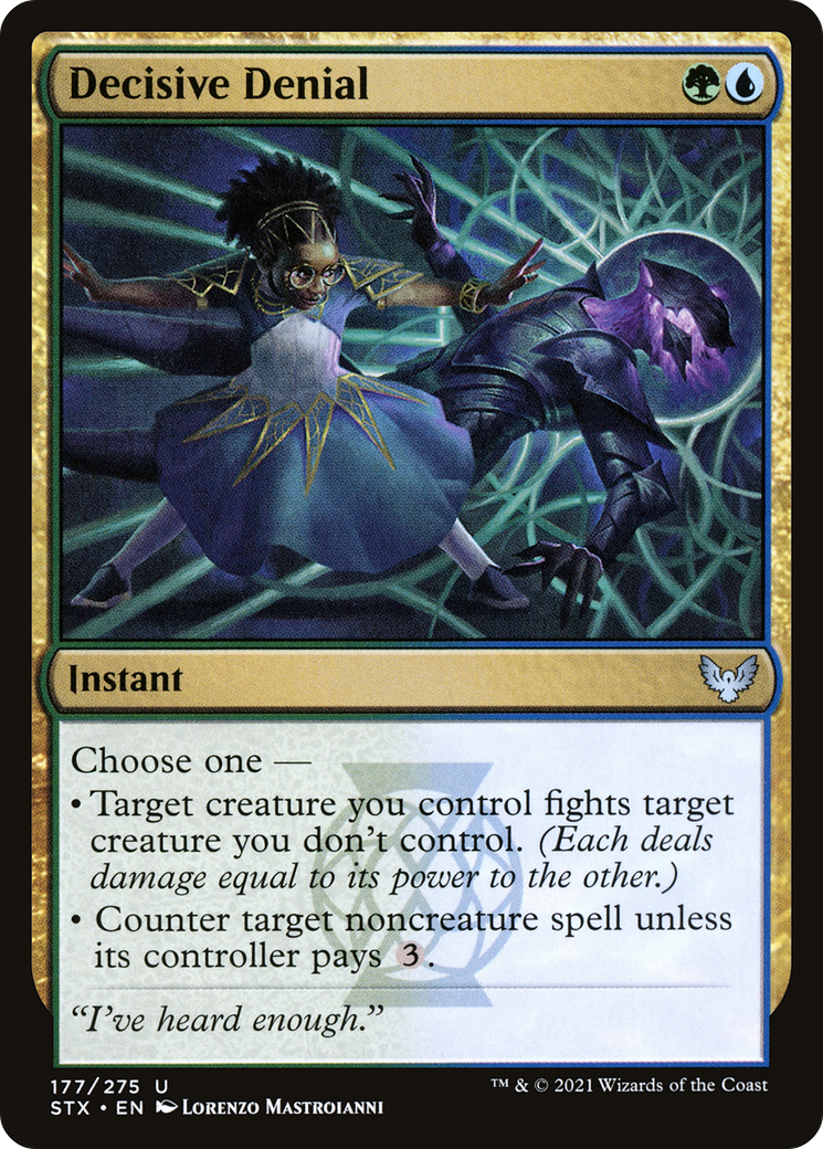 {C} Decisive Denial [Strixhaven: School of Mages][STX 177]