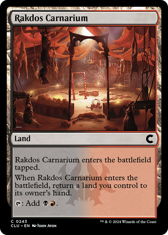 {C} Rakdos Carnarium [Ravnica: Clue Edition][CLU 243]
