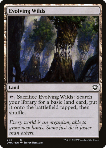 {C} Evolving Wilds [Dominaria United Commander][DMC 208]