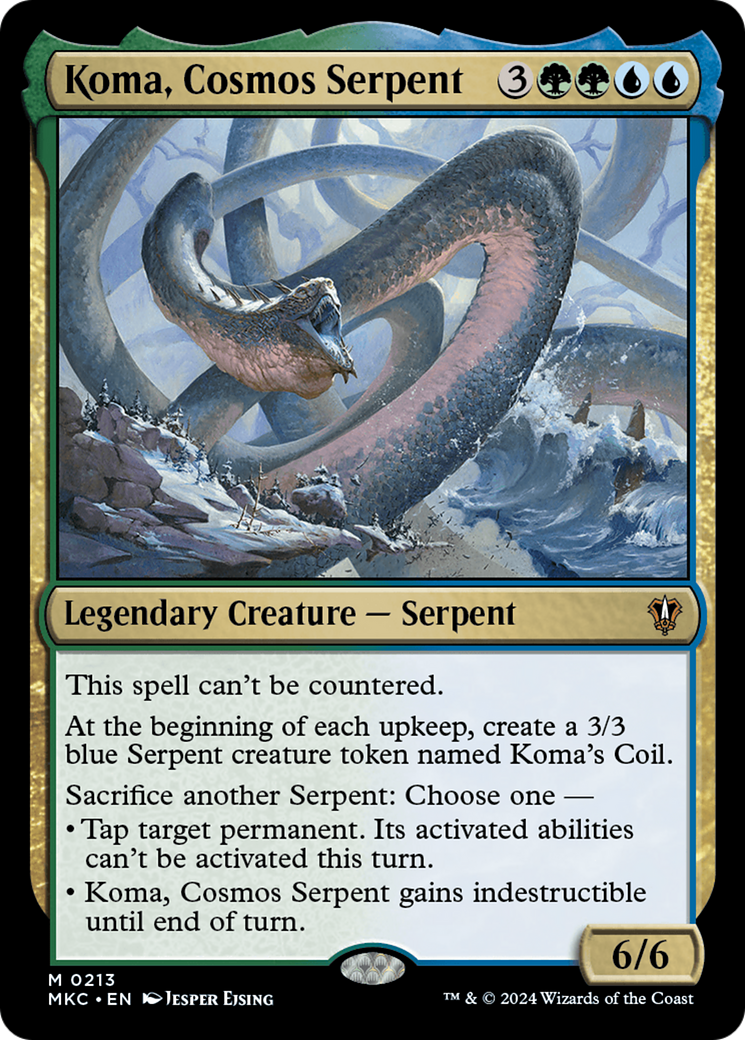 {R} Koma, Cosmos Serpent [Murders at Karlov Manor Commander][MKC 213]