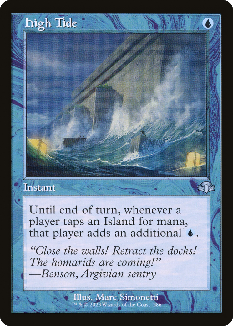 {C} High Tide (Retro) [Dominaria Remastered][DMR 286]