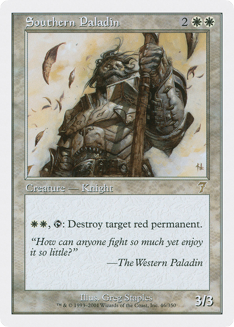 {R} Southern Paladin [Seventh Edition][7ED 046]