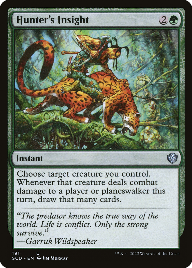 {C} Hunter's Insight [Starter Commander Decks][SCD 191]